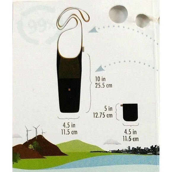 ChicoBag Bottle Slings Bottle Sling rePETe, Shitake - Picture 5 of 10